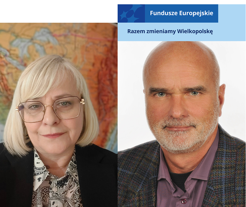 Kolaż składa się z dwóch zdjęć. Z jednej strony widoczna jest twarz mężczyzny w średnim wieku, łysego, z brodą, w marynarce, z drugiej zaś kobiety w średnim wieku, o jasnych włosach, w okularach. Fotografia pochodzi z archiwum prywatnego.