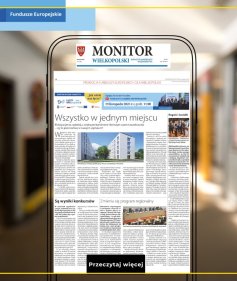 Na zdjęciu tablet z widokiem na artkuły opublikowane w Monitorze Wielkopolskim