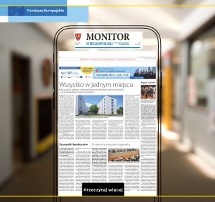 Na zdjęciu tablet z widokiem na artkuły opublikowane w Monitorze Wielkopolskim