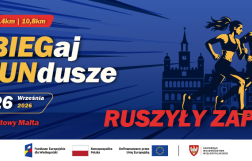 baner biegu zabiegaj o fundusze